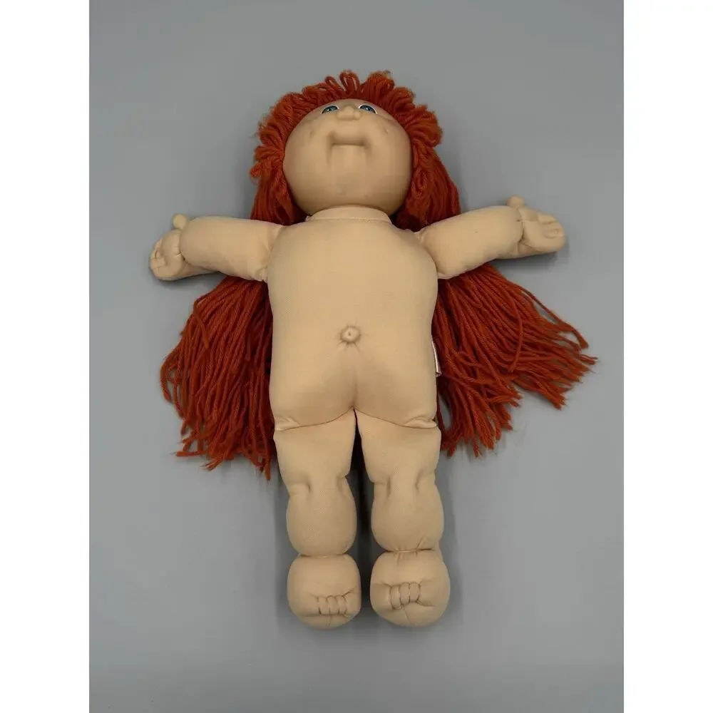 Vintage 1982 Cabbage Patch Kids Doll Red Orange Hair Blue Eyes Dimples Caleco